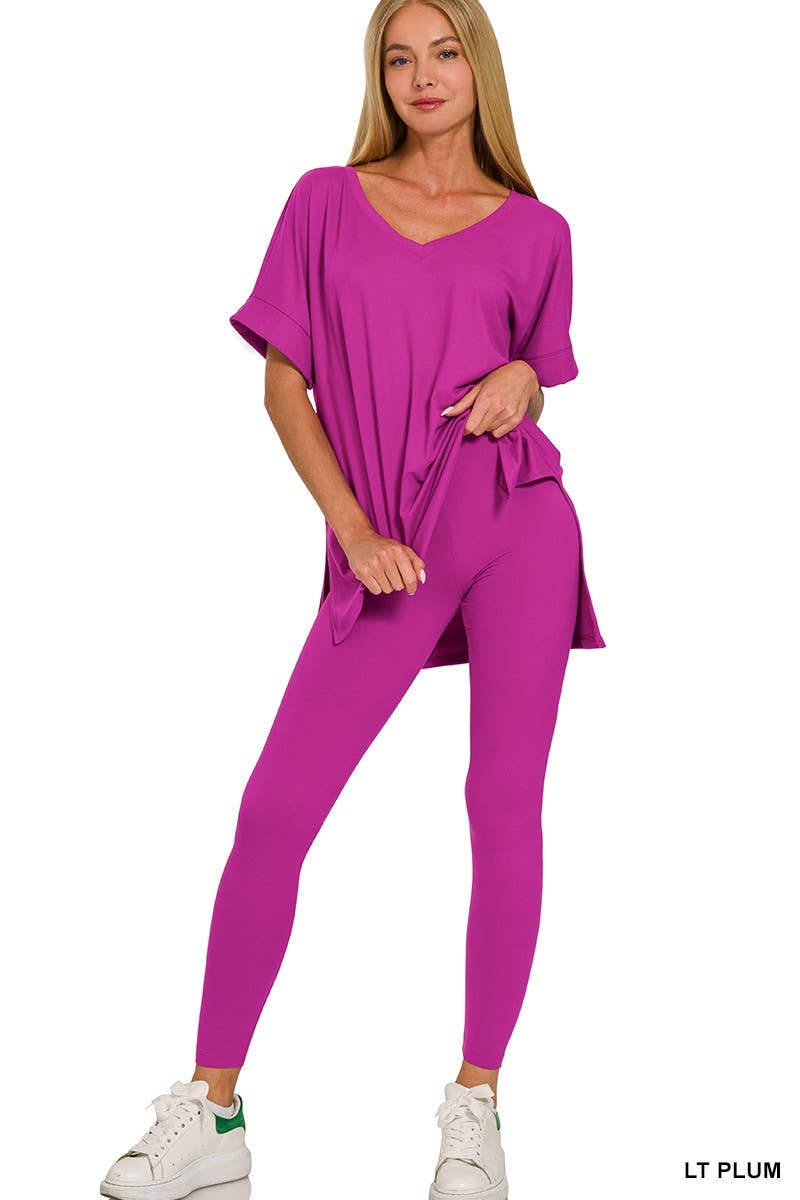 Vanilla Monkey - Wholesale Lounge Set - Women's - Brushed Dty Microfiber Loungewear Set15