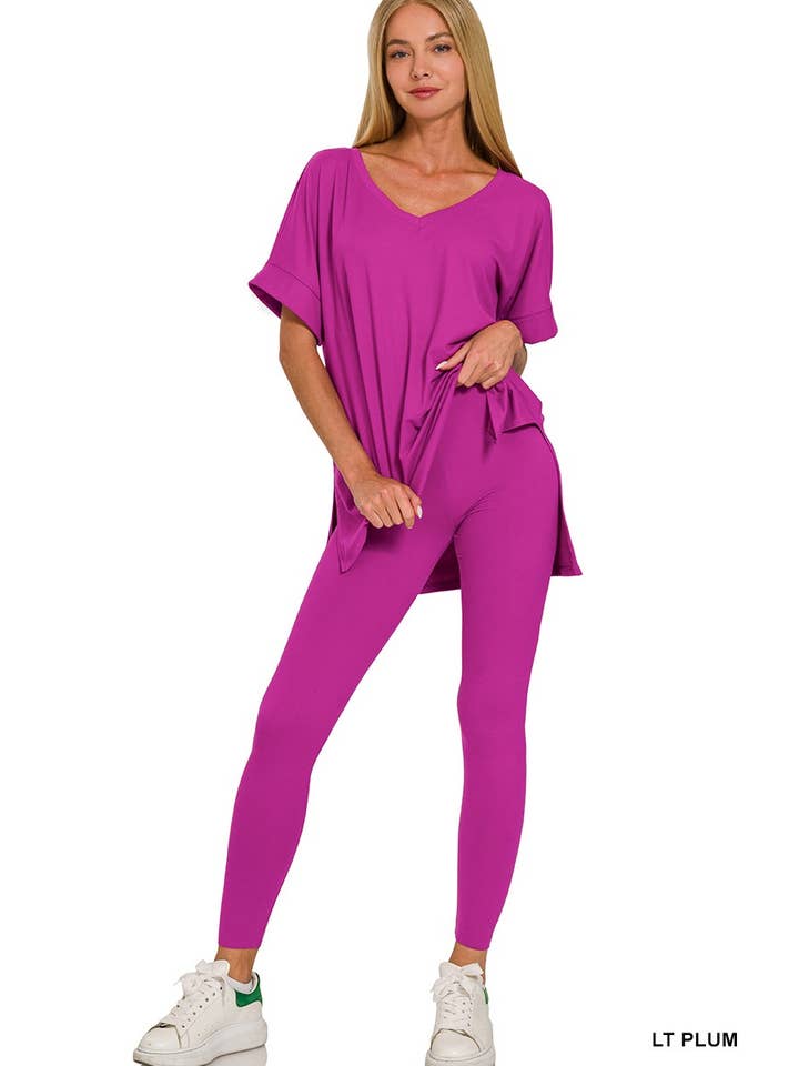 Vanilla Monkey - Wholesale Lounge Set - Women's - Brushed Dty Microfiber Loungewear Set15
