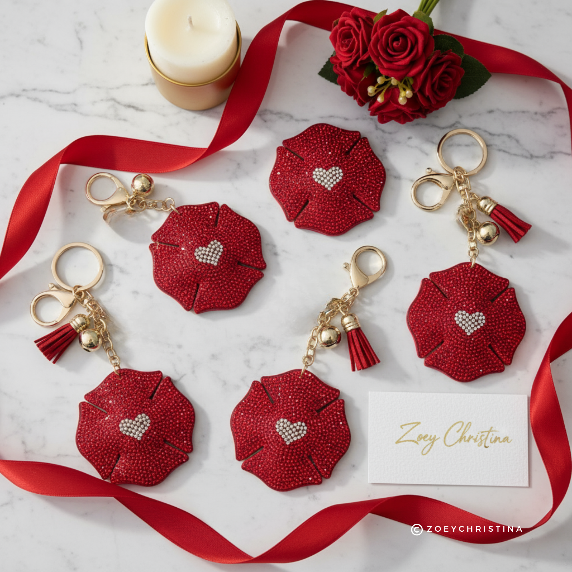 Zoey Christina – wholesale Nyckelringar - Dam – Strassmärke Väsksmycke – Brandman & Polis Nyckelring3