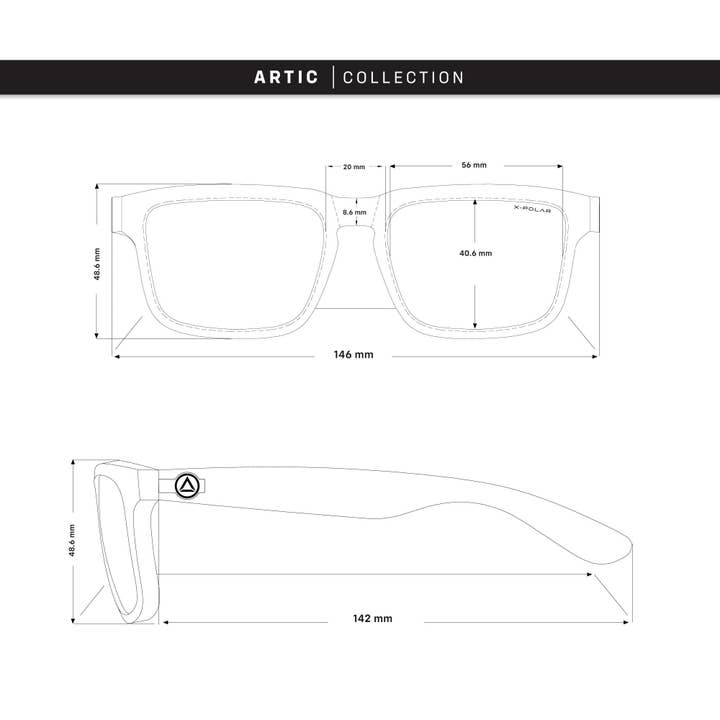 Indicom Brands - Wholesale Sunglasses - Unisex - Artic Black / Black6