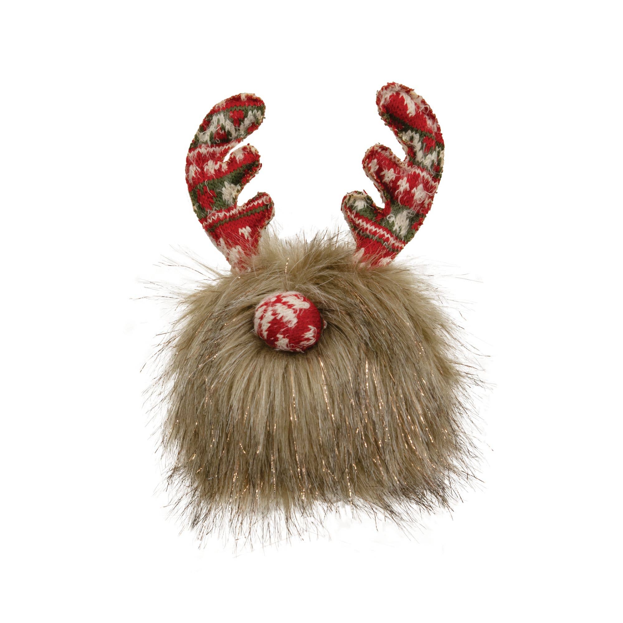 CWI Gifts - Wholesale Christmas Decoration - Nordic Sweater Brown Sparkle Gnome Ball