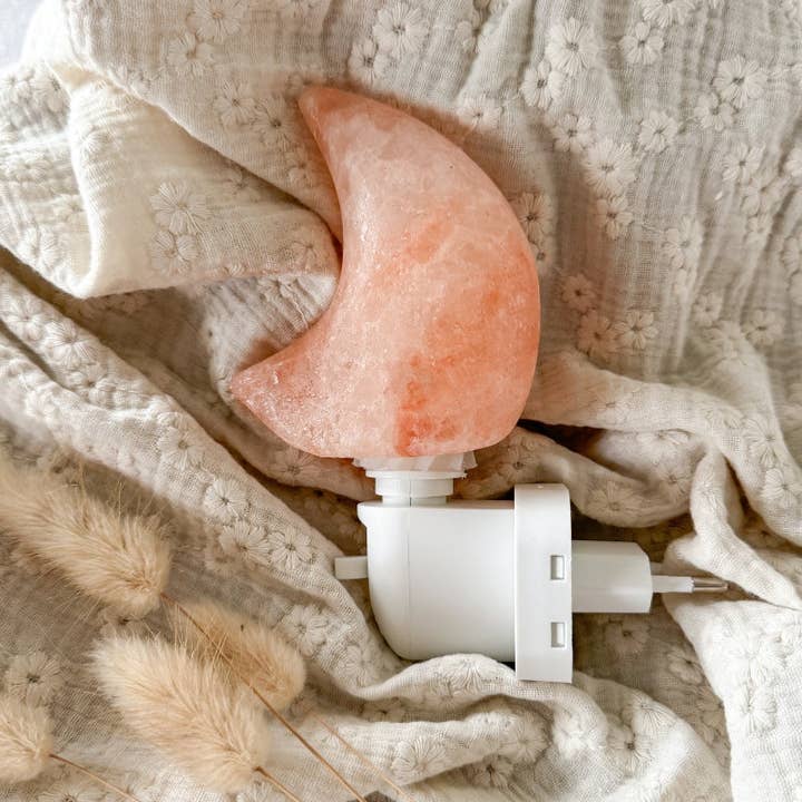 Lastories - Wholesale Night Light - Salt Lamp Orange - Moon3