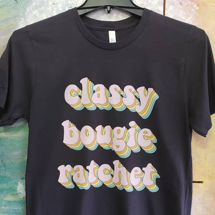 Daydream Tees Classy Bougie Roquete Preto por atacado de Daydream Tees
