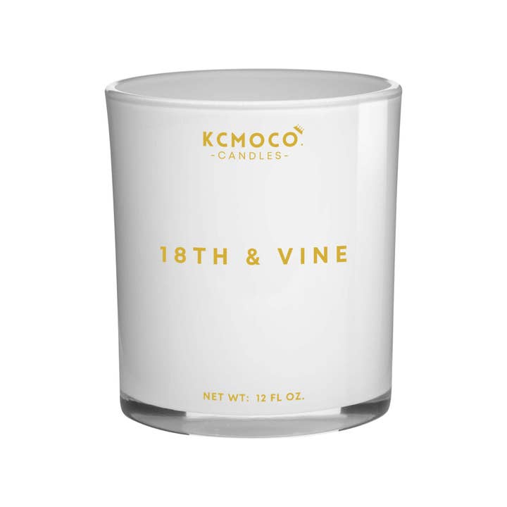 18TH & VINE KAARS - GROTE POT WIT voor wholesale door KCMOCO. Candles