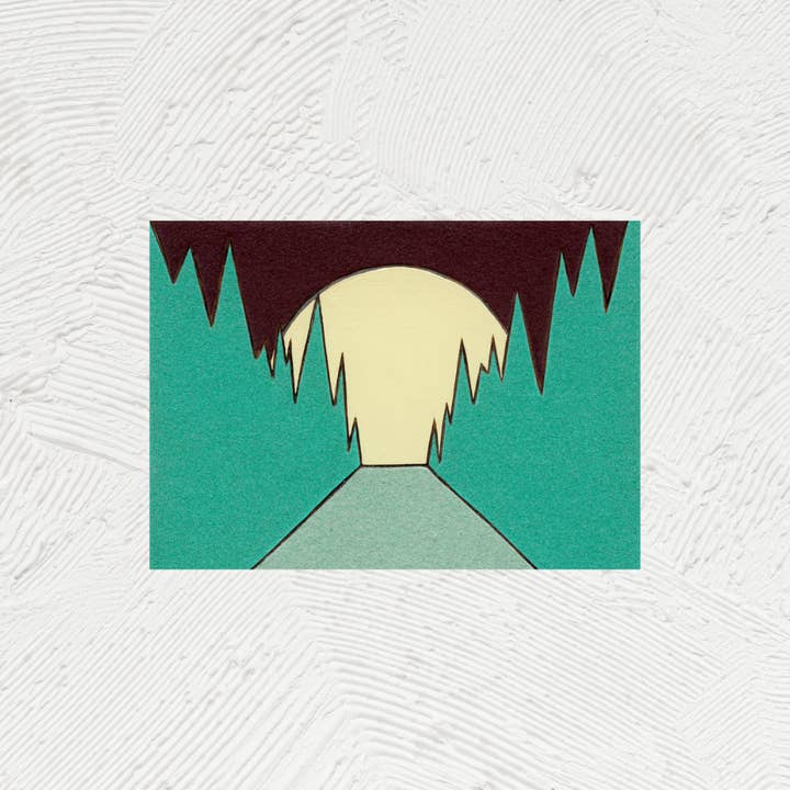 Backseat Window - Wholesale Postcard - Moonrise, 4.25x6 Inch 16pt Textured Postcard