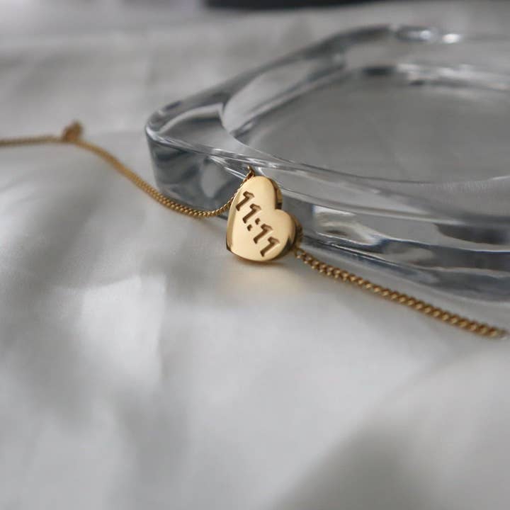 JESSA Jewelry - Wholesale Pendant/Charm Necklace - 11:11 Heart Necklace | Pendant Necklace2