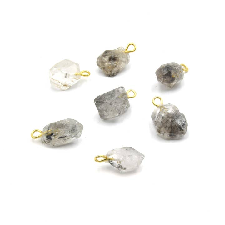 Only Beads - Wholesale Individual charm/pendant - Natural Raw Gemstone Charms - Birthstone Pendants