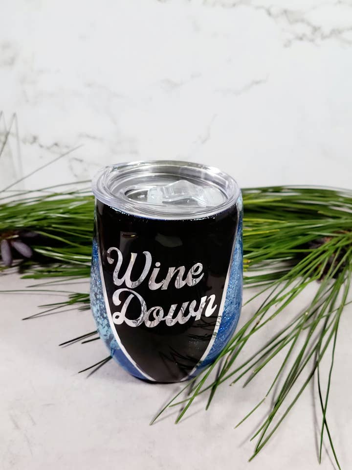 Wine Down Stainless Steel Tumbler for wholesale by Cup'd by Chera