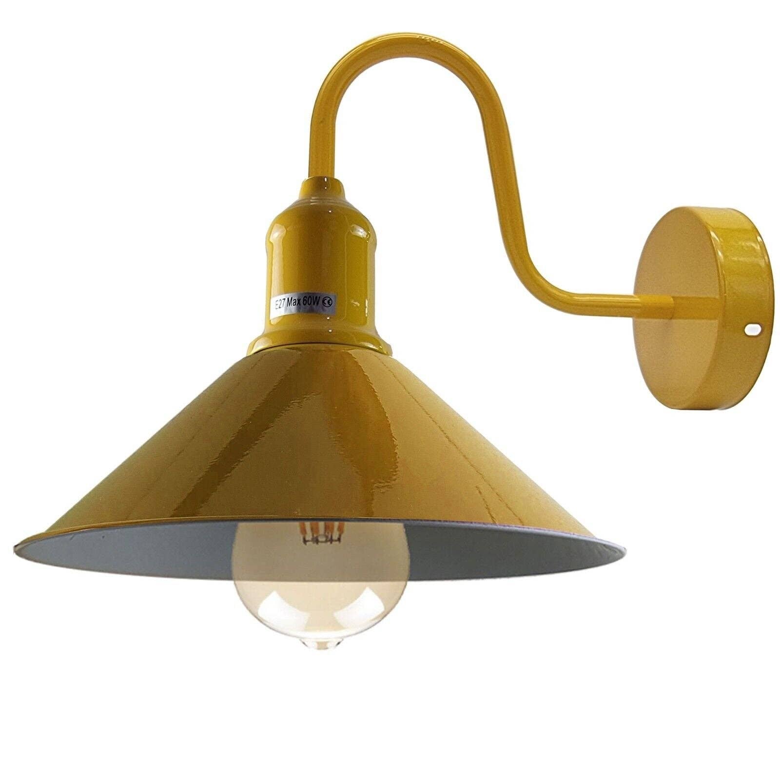 Ledsone – wholesale Sconce – Vintage Retro Industrial Wall Light Shade Metal Lampshade Sconce Wall Lights-408021