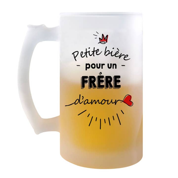 Petite Pinte d'un Frère d'Amour beer mug for wholesale by Planetee