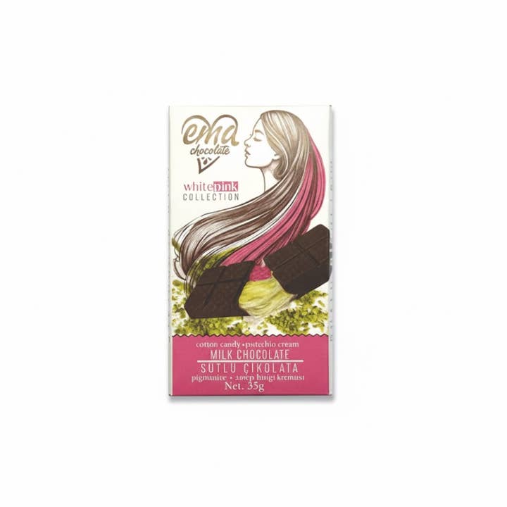 Angel Hair Milk Chocolate Pistachio Cotton Candy 55g Turkish for wholesale by Aladdin