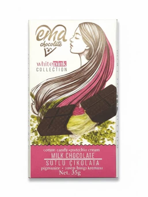 Angel Hair Milk Chocolate Pistachio Cotton Candy 55g Turkish for wholesale by Aladdin