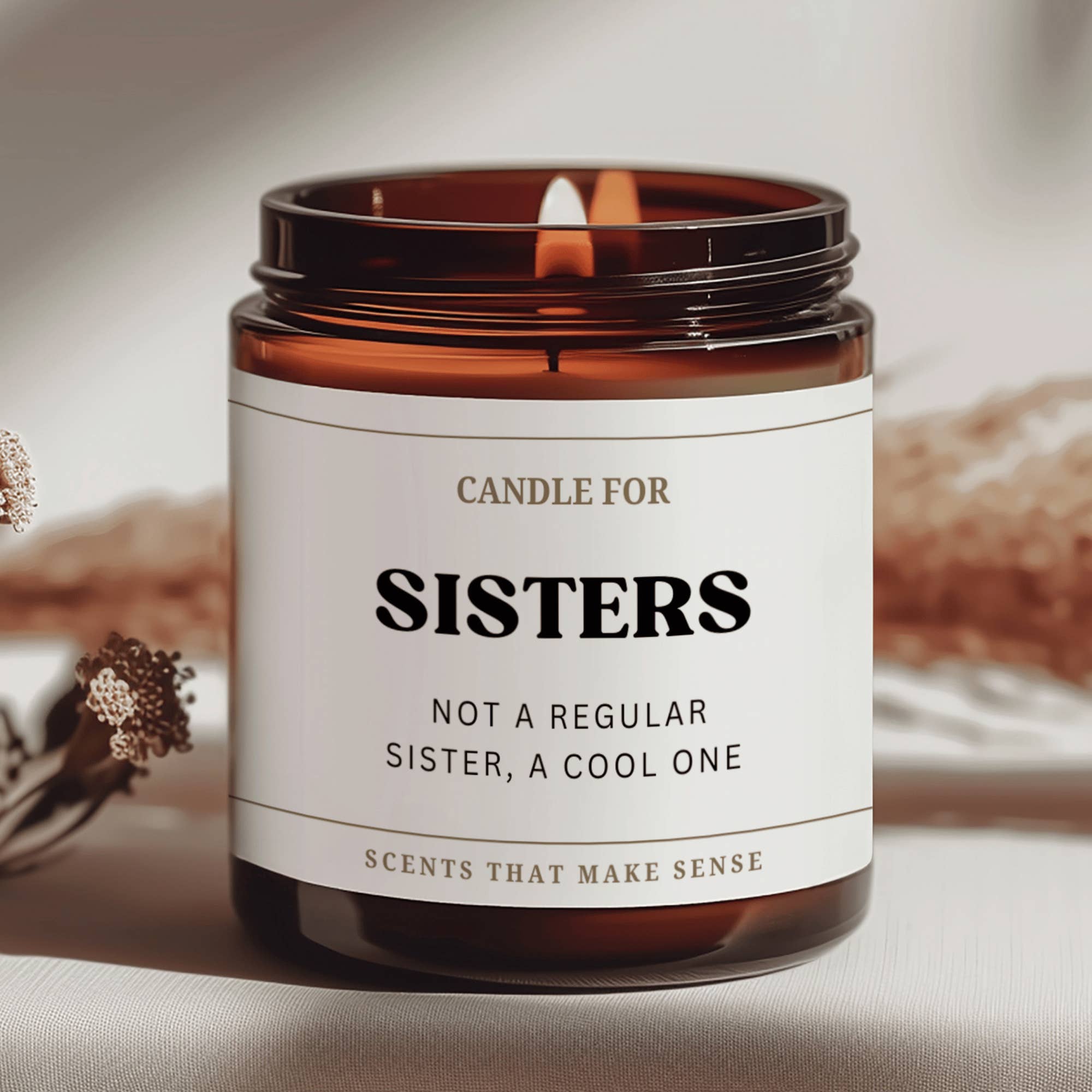 Fragranced Humour - Wholesale Novelty Candle - Sister Candle Sister Birthday Gift