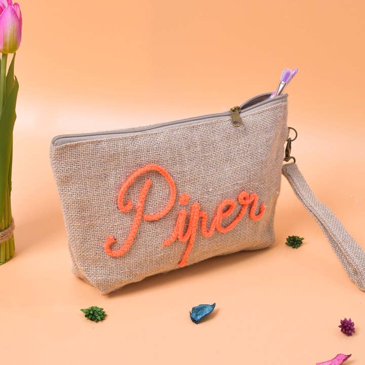 King Of Handmade - Wholesale Make-up/cosmetic bag - Personalized Makeup Bag, Bride Cosmetic Bags, Bridal party9