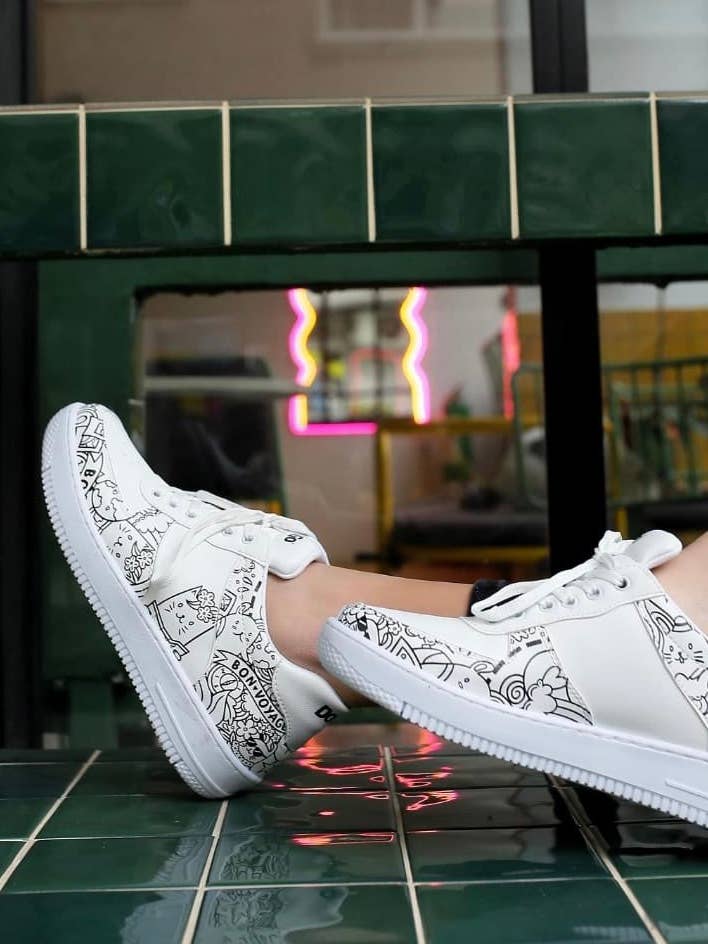 Bon Voyage | Dice Sneakers Women's Shoes for wholesale by The Painted Shoe & Bag