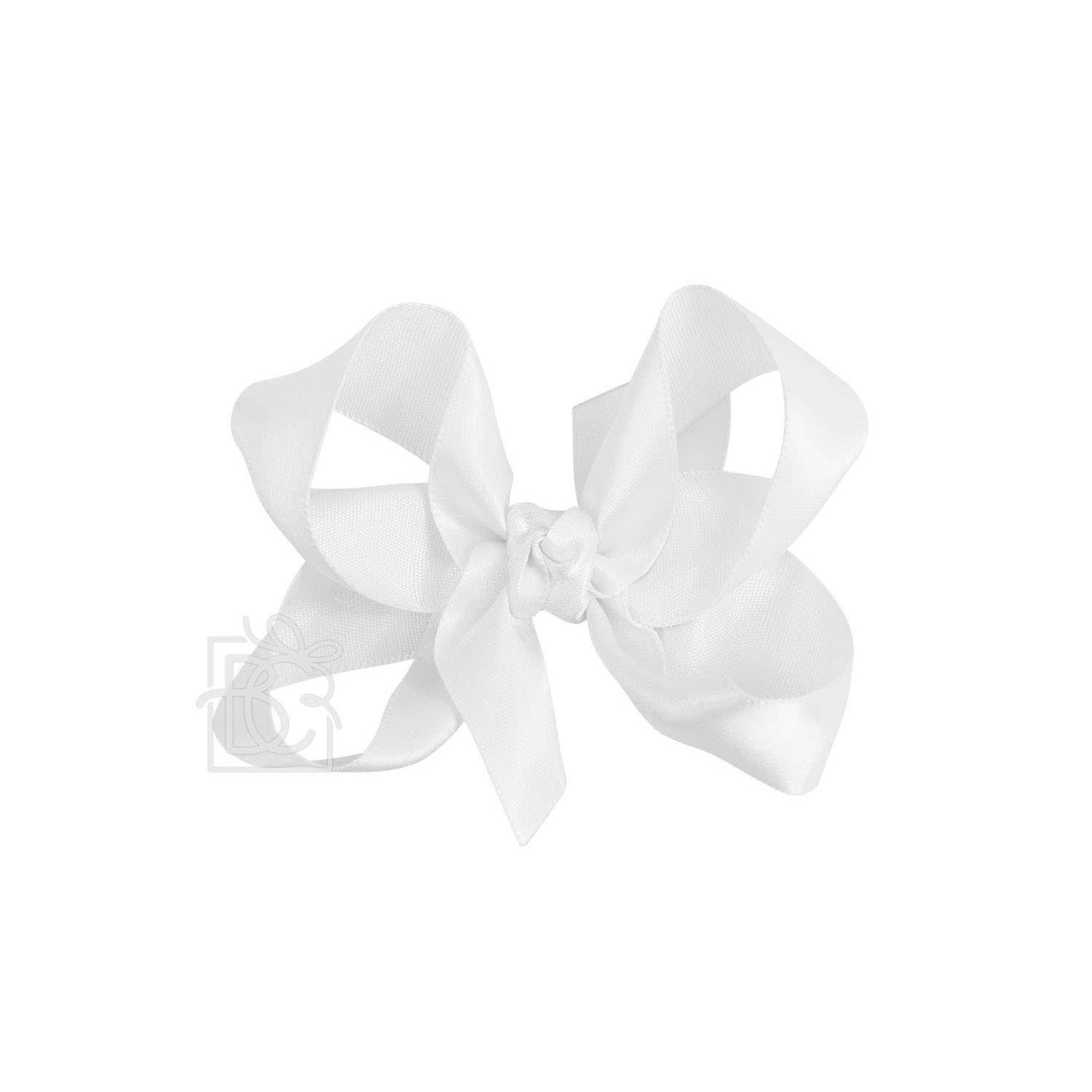 Beyond Creations, LLC - Wholesale Hair Bow - Kids - SATIN BOW ON CLIP206