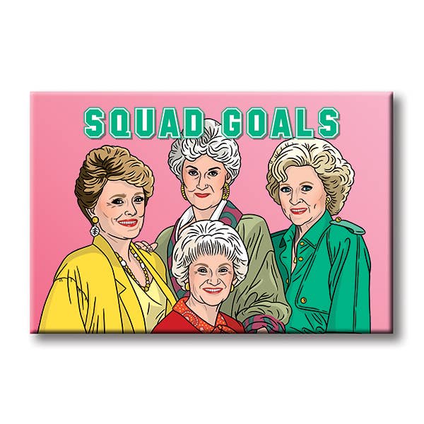 Imán con los goles de Golden Girls Squad para venta al por mayor de THE FOUND
