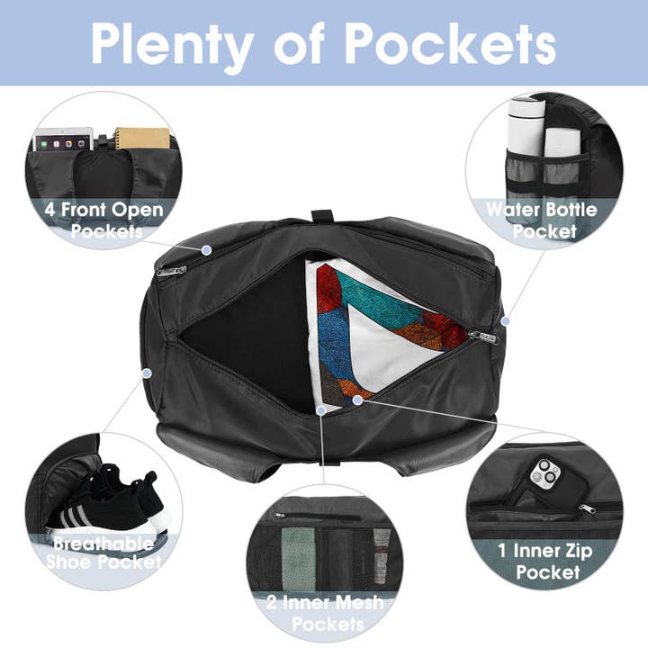 wandf - Wholesale Sports Bag - Unisex - Sportsnew Yoga Gym Bags With Wet Dry Storage Pockets - SN313