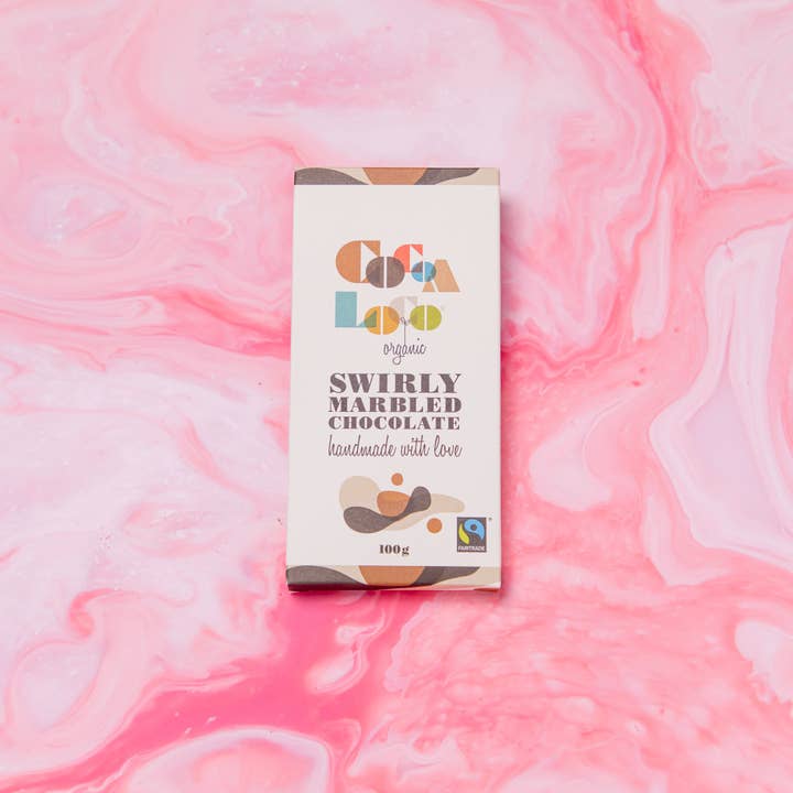 Cocoa Loco - Vente Barre chocolatée - Tablette de chocolat marbrée — 100g5