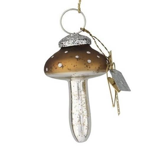 Walther & Co. - Wholesale Christmas Decoration - Mushroom golden, glass