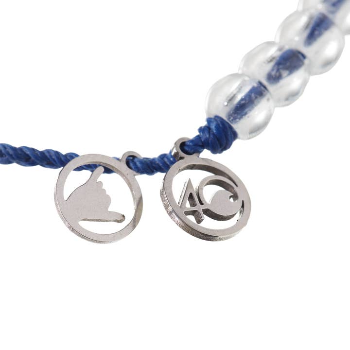 4ocean – Großhandel Perlenarmband – 4ocean Signature Perlenarmband, Blau, 6er-Pack