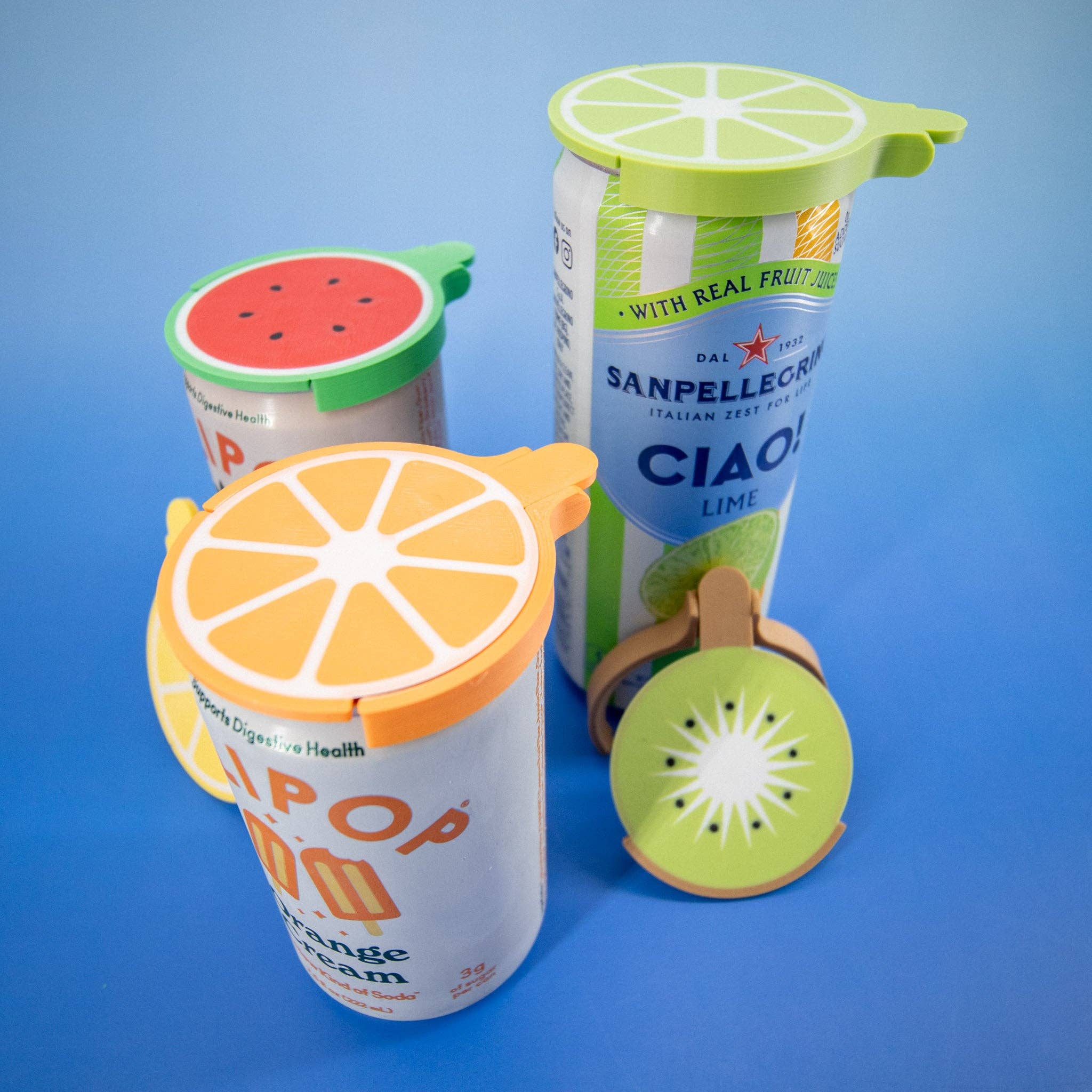 Super Fantastic - Wholesale Drink Lids - Fruit Sippy Caps: Set of 6 Can Lids4