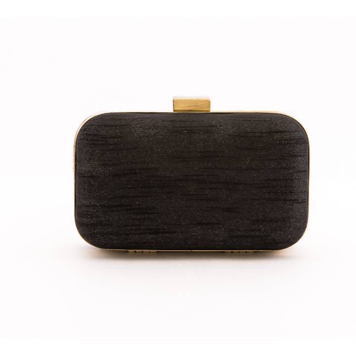 Magazine Clothing - Wholesale Clutch Bag - Women's - Black Silk Clutch 2