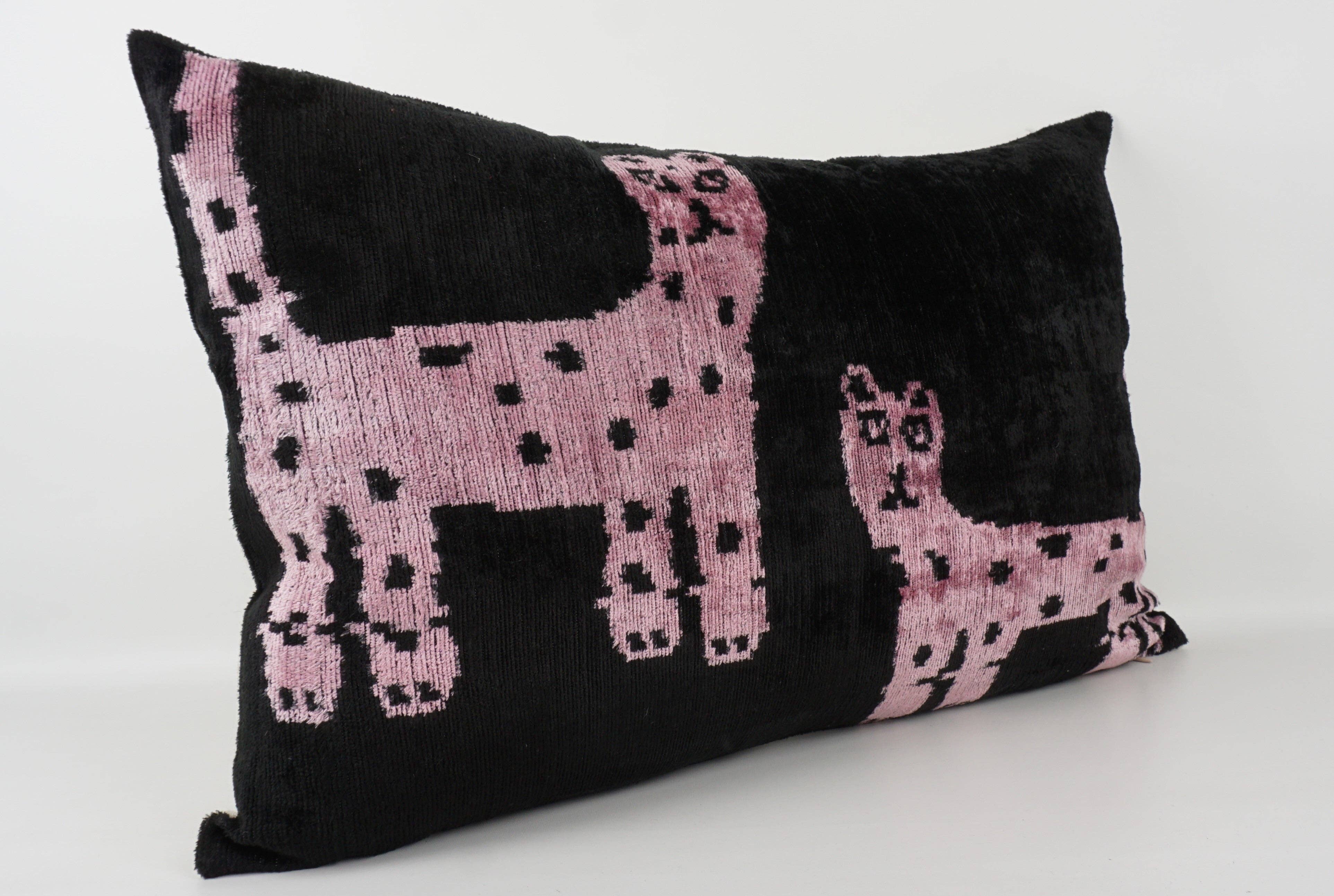 MD Home - Vendita all'ingrosso Fodera cuscino decorativo - LAWRENCE & PABLO - FEDERA IN SETA/VELLUTO IKAT2