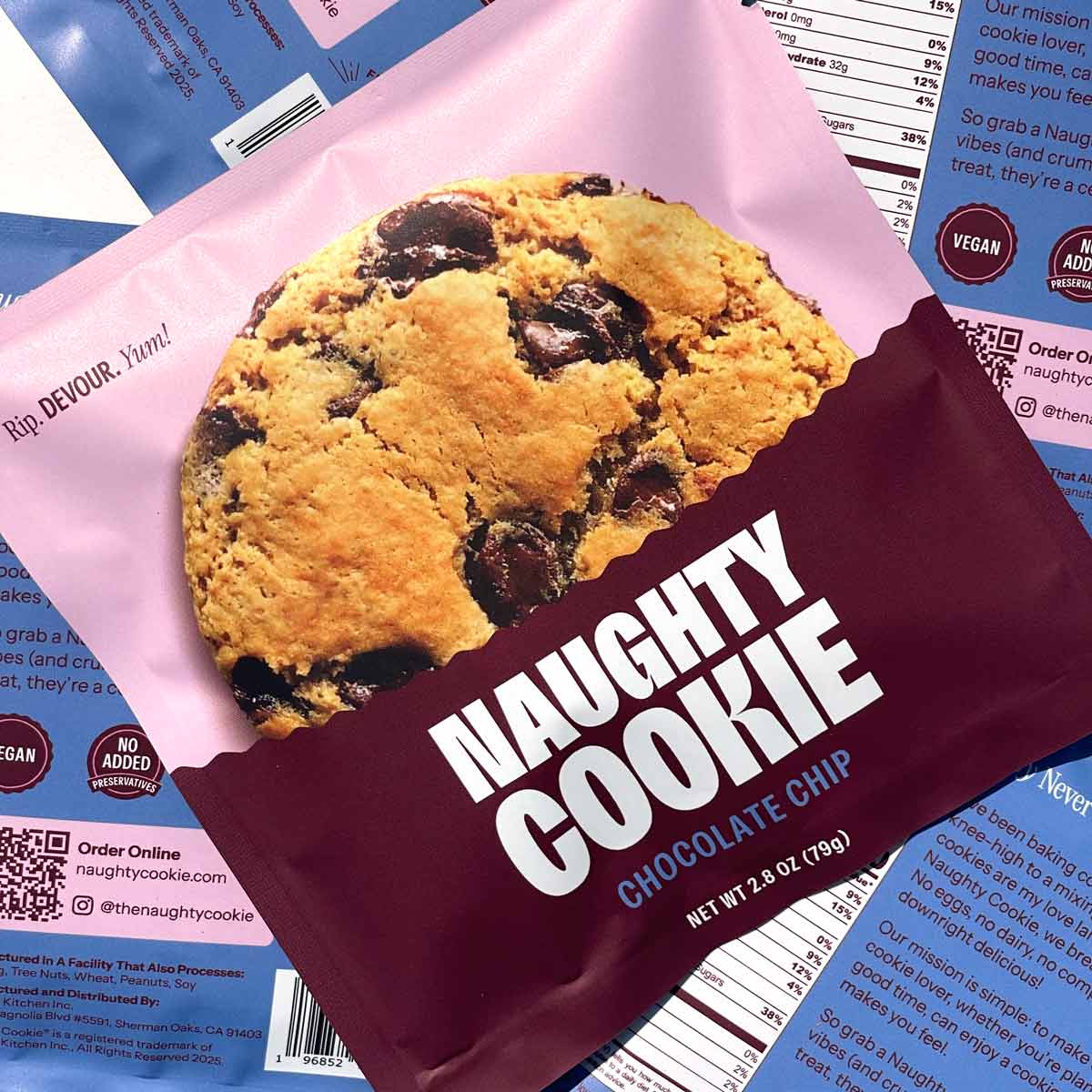 Naughty Cookie - Wholesale Cookie - Chocolate Chip Vegan Cookies3