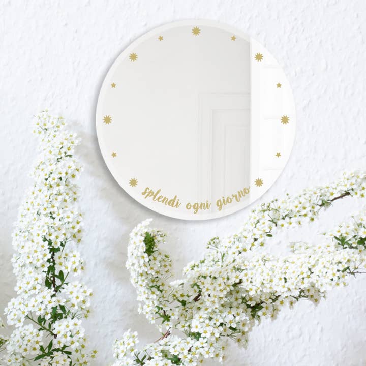 Miroir décoratif Splendi. Or. M pour la vente par BiCA-Good Morning Design