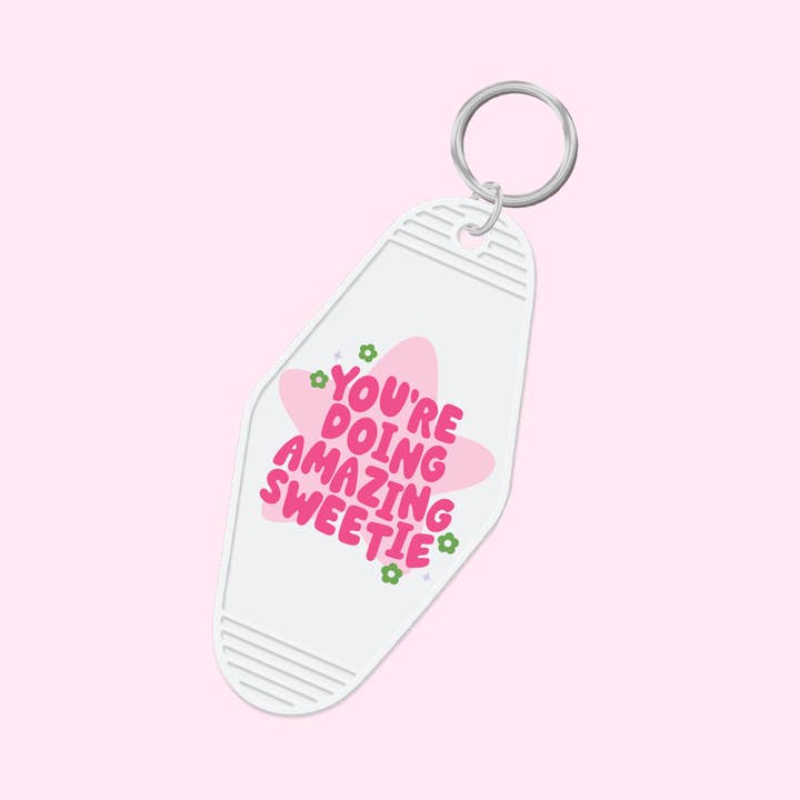 Melting Hearts Co - Wholesale Keychain – Women's - You're Doing Amazing Sweetie Keychain