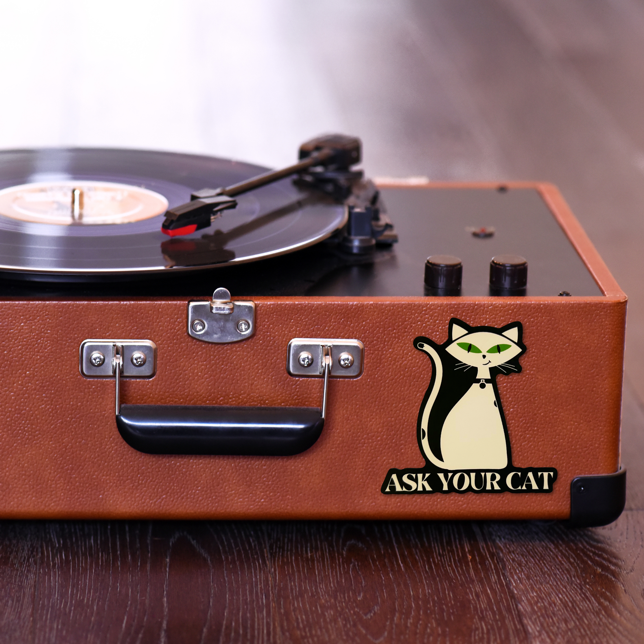 Card To Believe - Wholesale Sticker - Ask Your Cat Vinyl Die Cut Sticker3