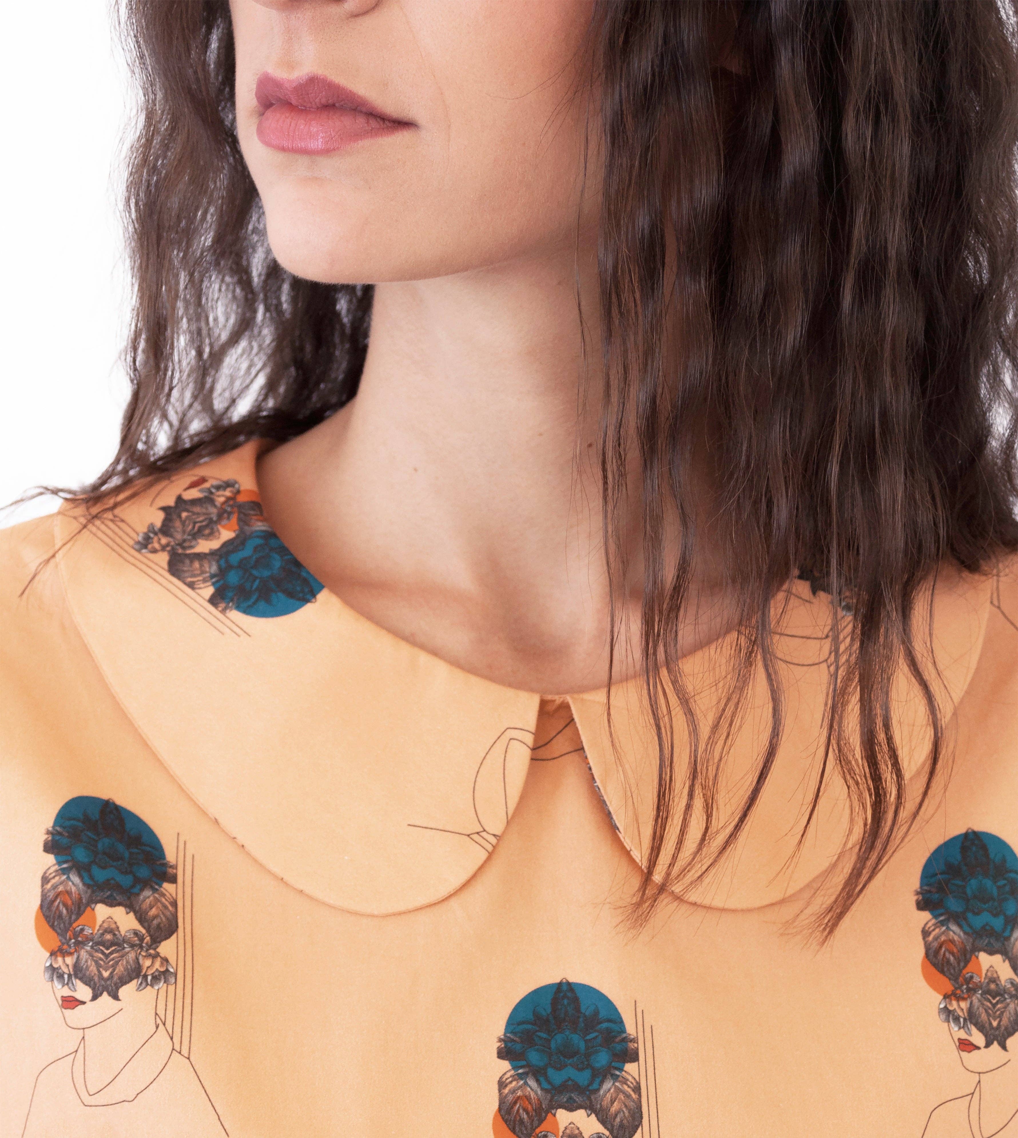 Kokoro Brand - Wholesale Button Down Shirt - Women's - BAMBOLA SHIRT2