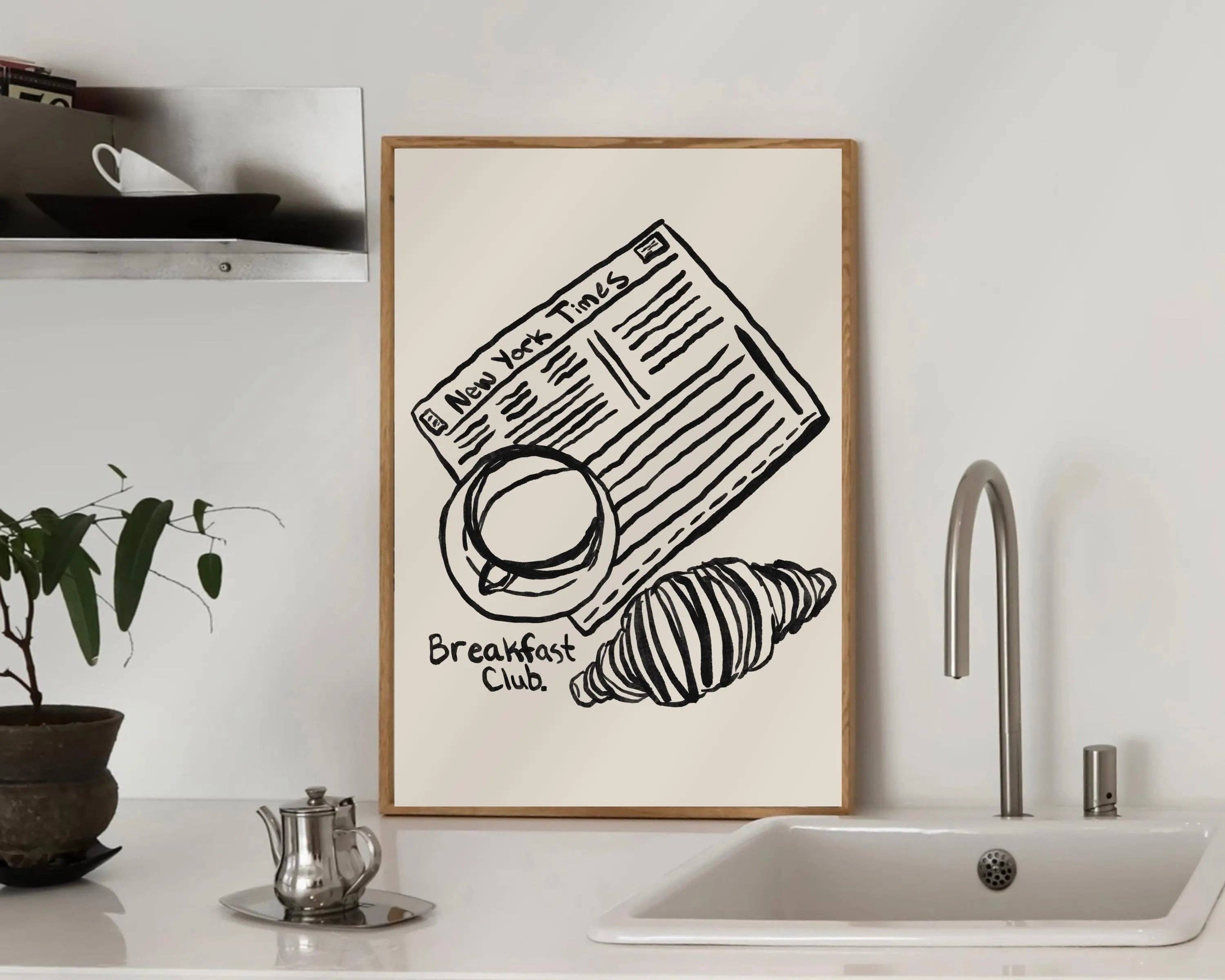 Olive Street Collective - Wholesale Art Print - Breakfast Club Print2