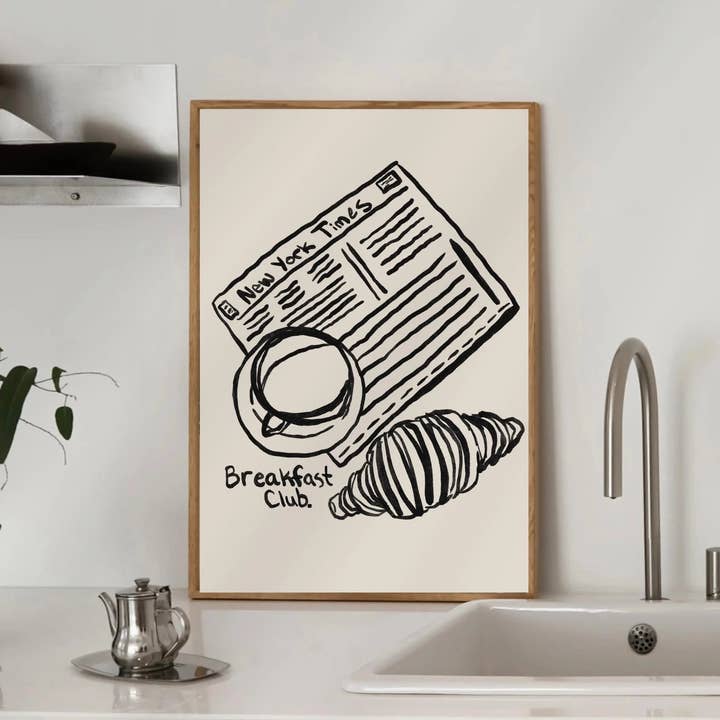 Olive Street Collective - Wholesale Art Print - Breakfast Club Print2