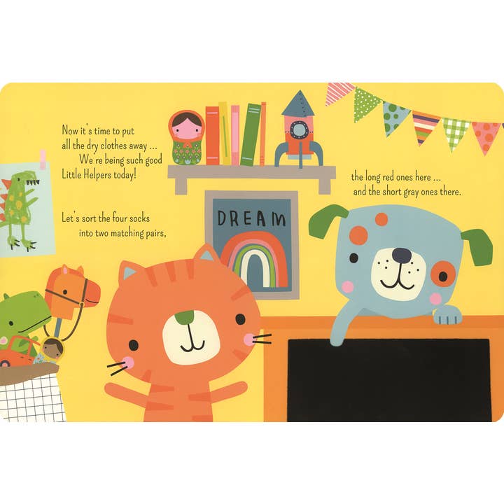 EDC Publishing - Wholesale Preschool Book (3-5) - Little Helpers: Laundry Day Sort & Play!4