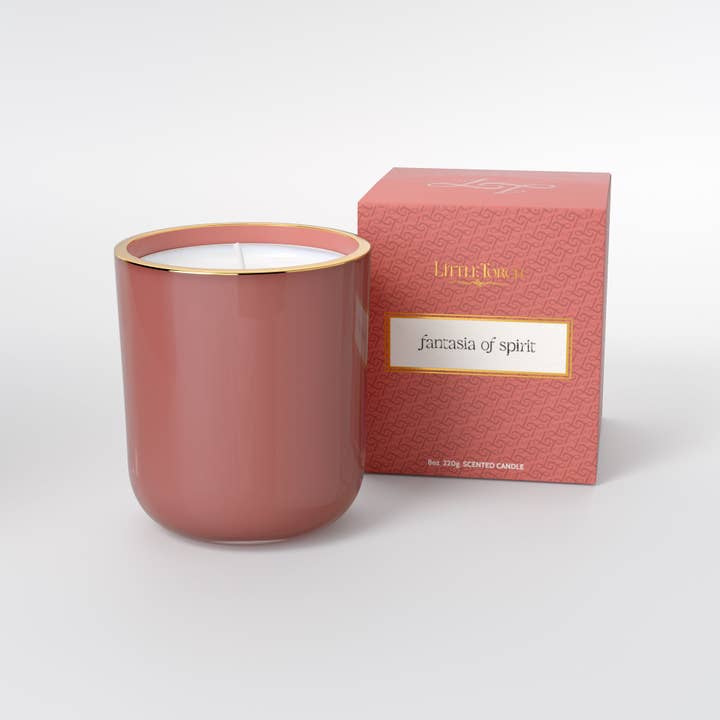 Little Torch - Wholesale Jar/Filled Candle - fantasia of spirit candle (lime, coconut, and cocoa)4