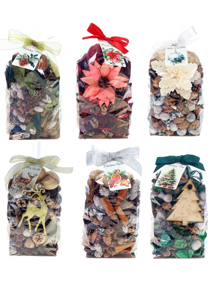 CHRISTMAS, HOLIDAY SCENT POTPOURRI BAGS SEASONAL for wholesale by Your Home