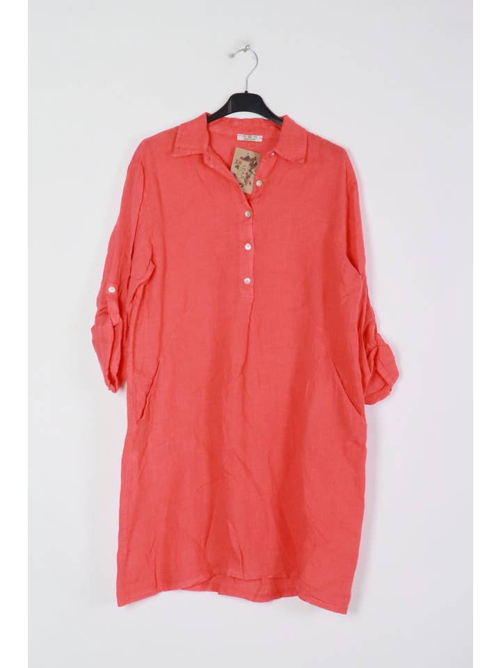 LÉA & LUC – Engroshandel Kjole - Dame – Korte kjoler i 100% hør REF. 135156