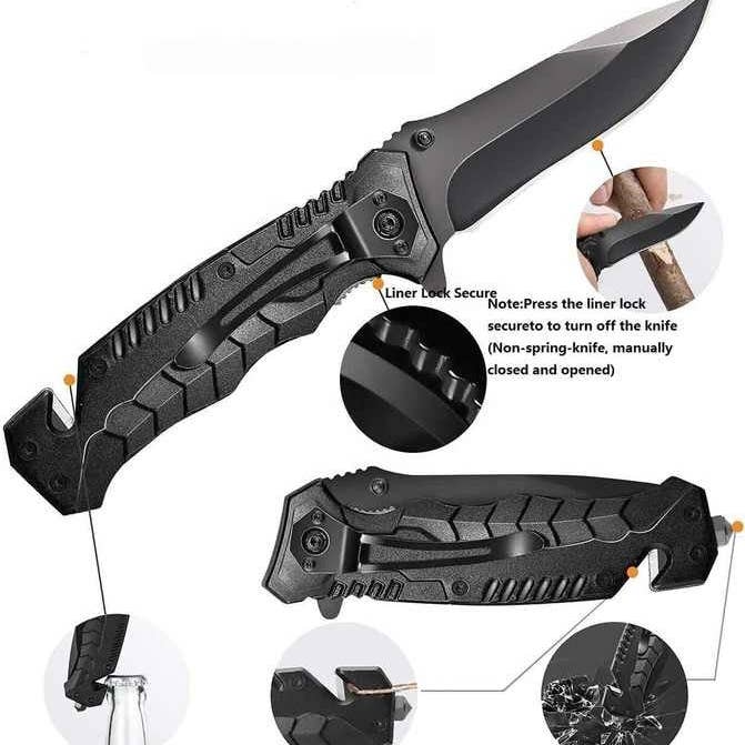 VIGOR – wholesale Pocket knife/holder – Survival Gear, Emergency Survival Kit and Equipment(10 Pack)