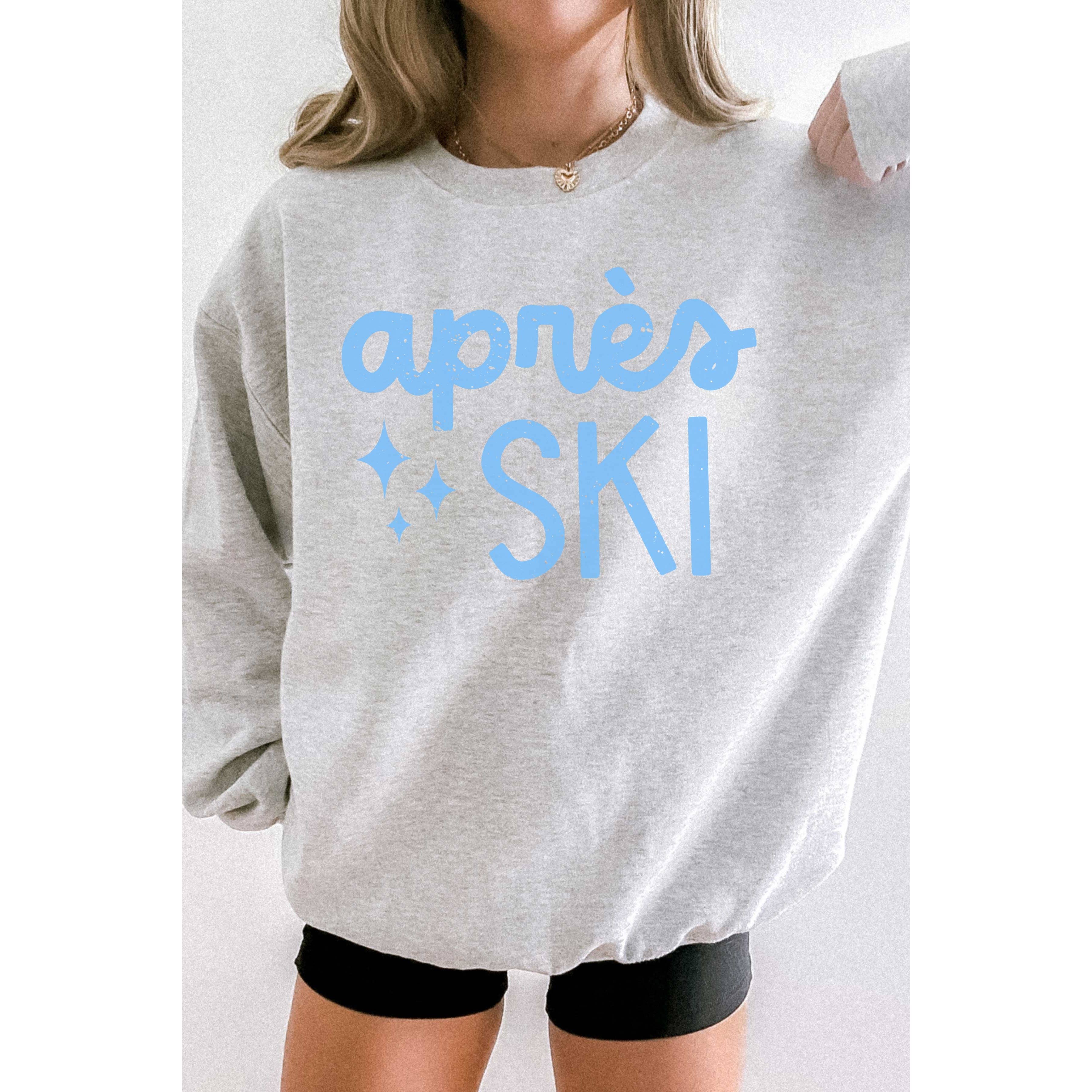 A. BLUSH CO - Wholesale Graphic Sweatshirt - Women's - APRES SKI Oversized Graphic Sweatshirt2