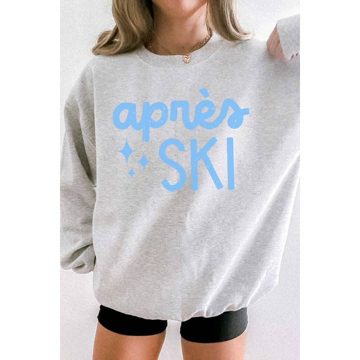 A. BLUSH CO - Wholesale Graphic Sweatshirt - Women's - APRES SKI Oversized Graphic Sweatshirt2