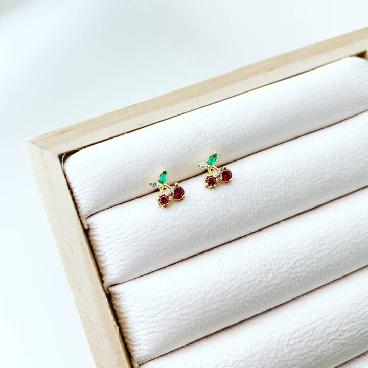 Fruit Earrings - Cherries for wholesale by musthavemustget
