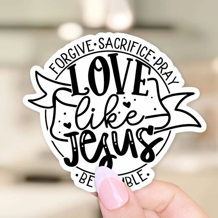 Love Like Jesus Sticker for wholesale by Three Arrow Gifts