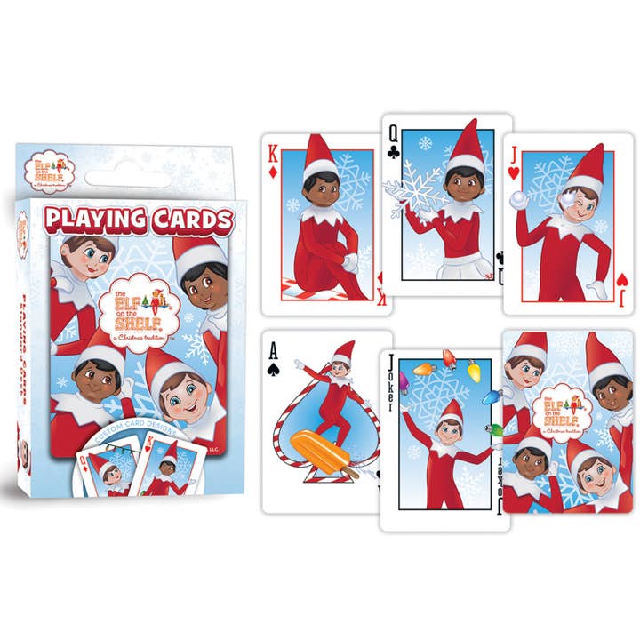 Masterpieces Puzzles - Wholesale Playing Cards - Elf on the Shelf Playing Cards