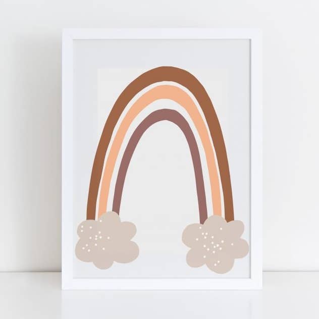 Stampa poster arcobaleno smorzato per la vendita all'ingrosso da parte di Folk + Nest™