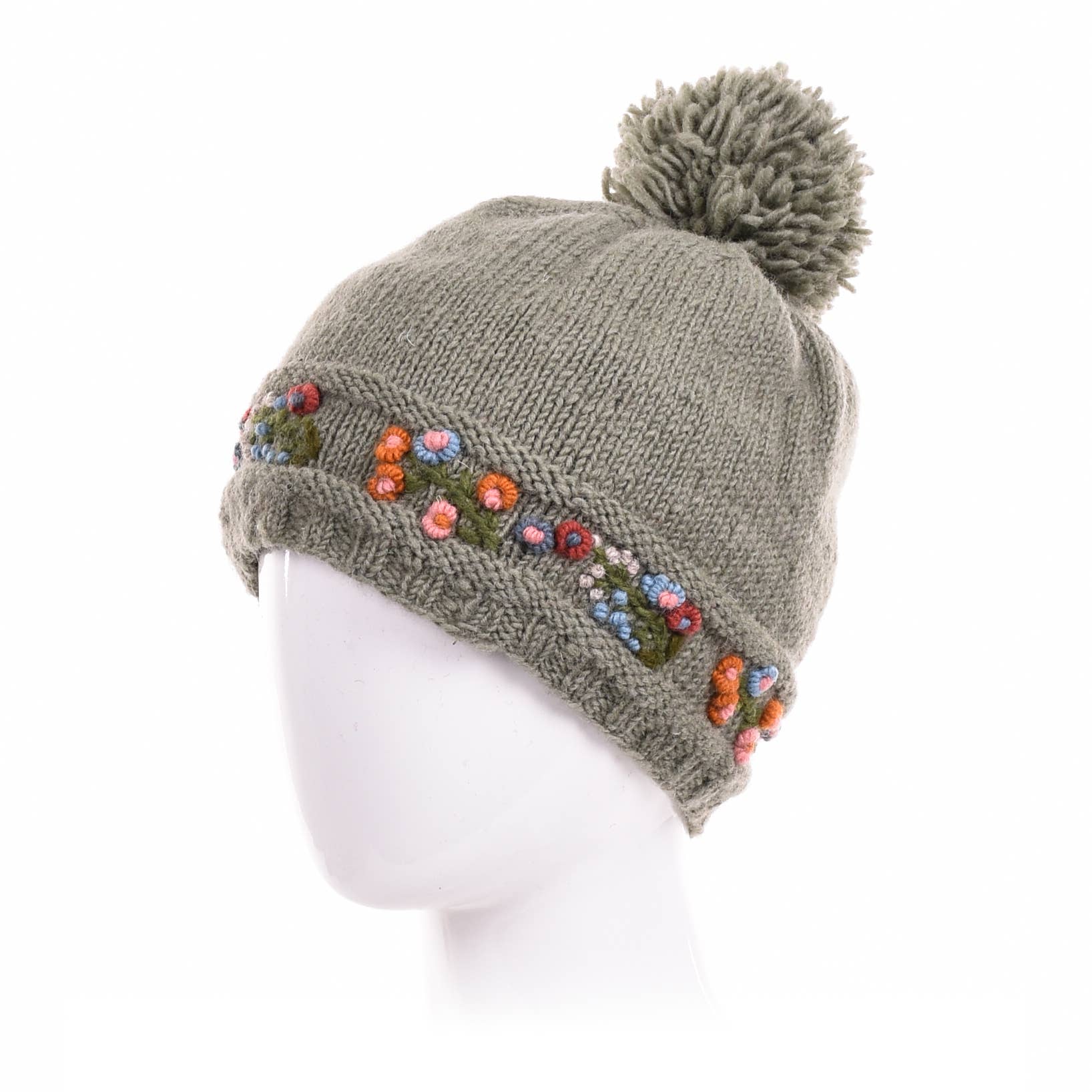 Lost Horizons Canada - Wholesale Beanie - Women's - Mathilde Wool Winter Beanie Hat with Embroidered Band4