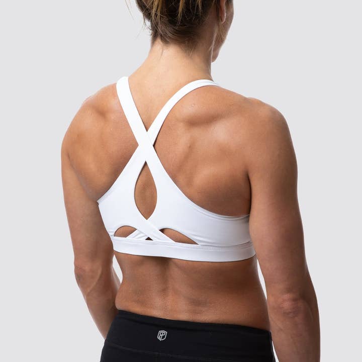 Helix Sports Bra (White) for wholesale by Born Primitive