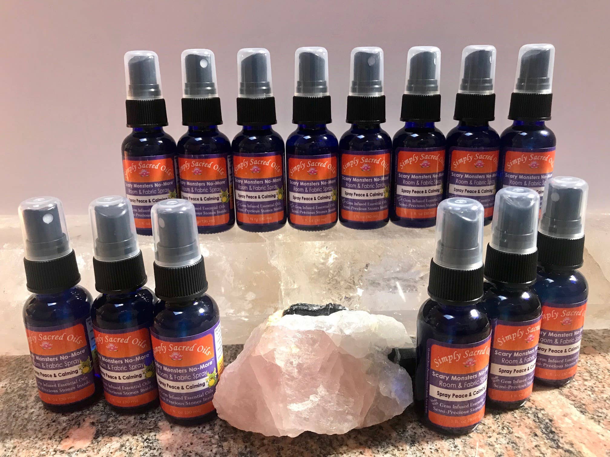 Simply Sacred Oils, Inc. – wholesale Room & linen spray – Scary Monster No - More - Peace & Calming Room Spray1