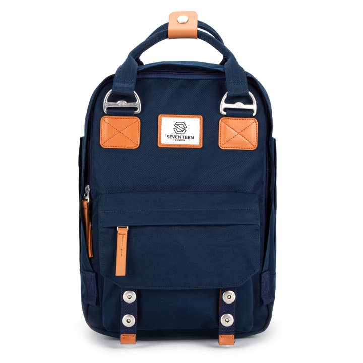 Camden Backpack Navy for wholesale by SEVENTEEN LONDON